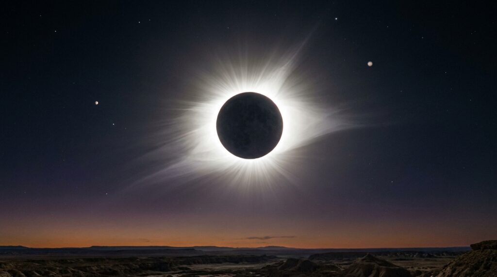 Eclipse solar se aproxima e promete uma cena rara no céu em agosto