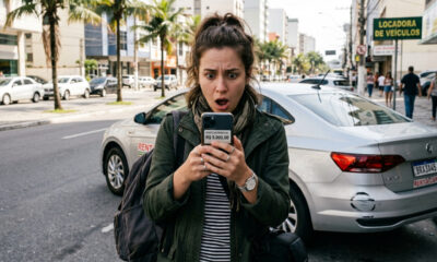 Turista sofre pequena raspagem em carro alugado e locadora cobra R$ 5 mil do cartão sem apresentar orçamento detalhado das peças