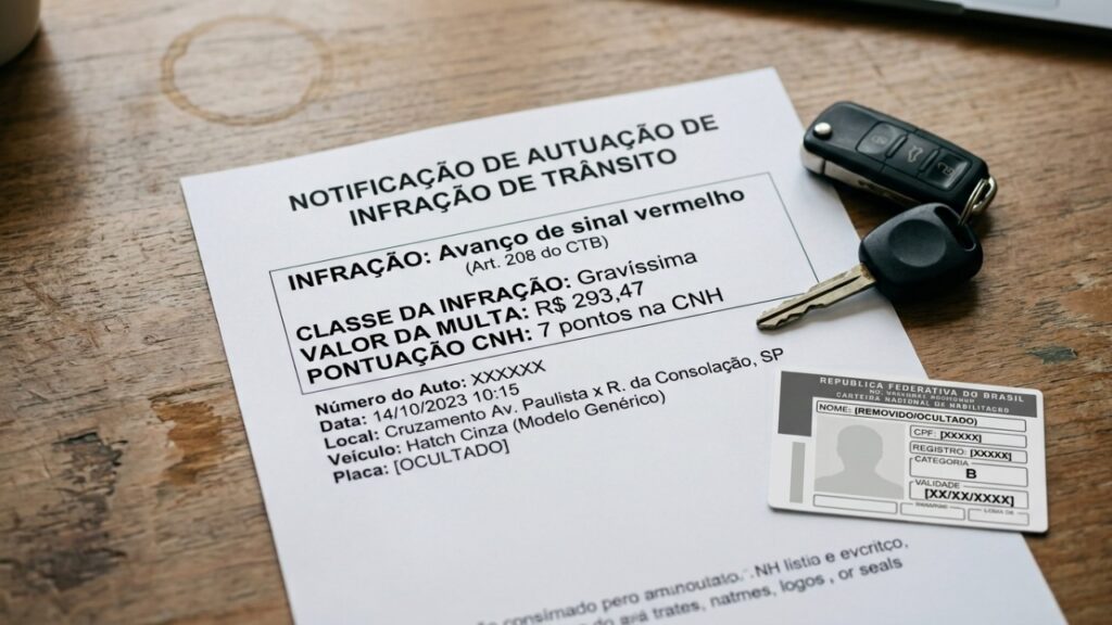 Ao ver o sinal amarelo, o motorista deve parar ou continuar? Uma decisão de segundos pode terminar em multa de R$ 293,47 e 7 pontos na CNH se o veículo avançar no vermelho