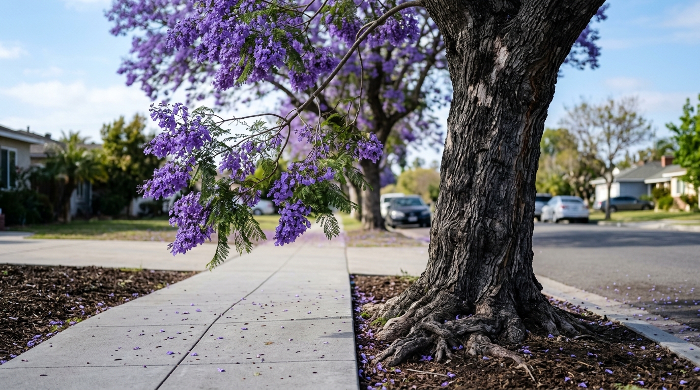A árvore que cresce rápido, dá sombra em poucos anos e tem raiz que não destrói calçada nem encanamento 
