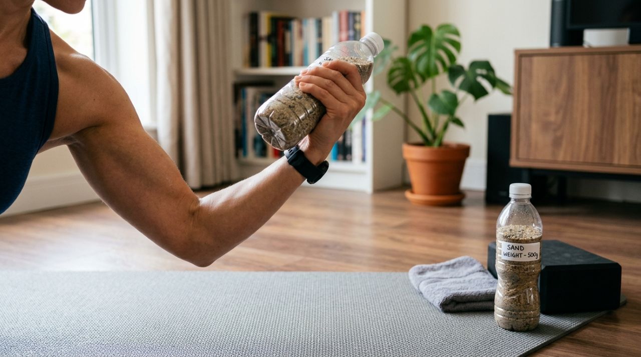 Nem academia nem halteres: exercícios simples com duas garrafas de plástico para fortalecer os braços e combater a flacidez em casa