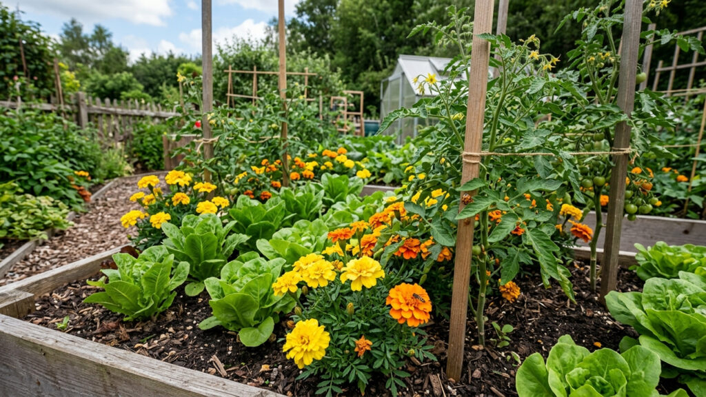 Cultivo de tagetes na horta: para que serve a flor amarela de canteiro que elimina moscas, pulgões e vermes invisíveis do solo sem veneno