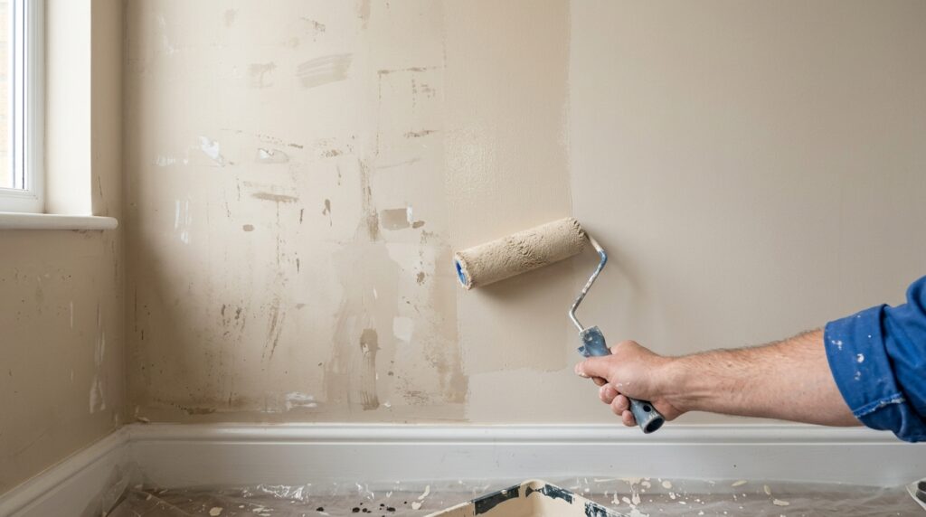 Pintor profissional ensina como evitar manchas na parede sem aplicar uma nova demão de tinta