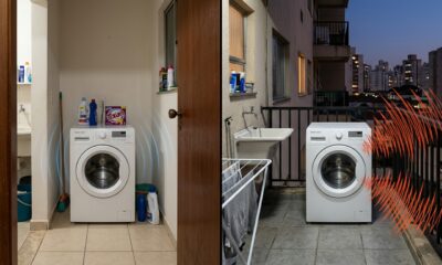 Morador coloca máquina de lavar roupas na varanda do seu apartamento achando que não teria nenhum problema: uma multa de R$ 15 mil chega e o assusta