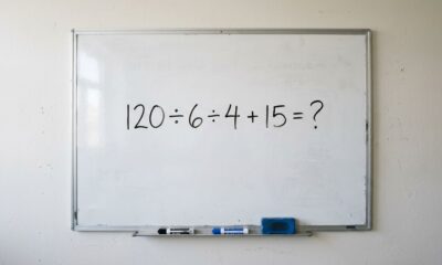 A conta 120 ÷ 6 ÷ 4 + 15 tem apenas um resultado, mas a divisão consecutiva confunde a maioria