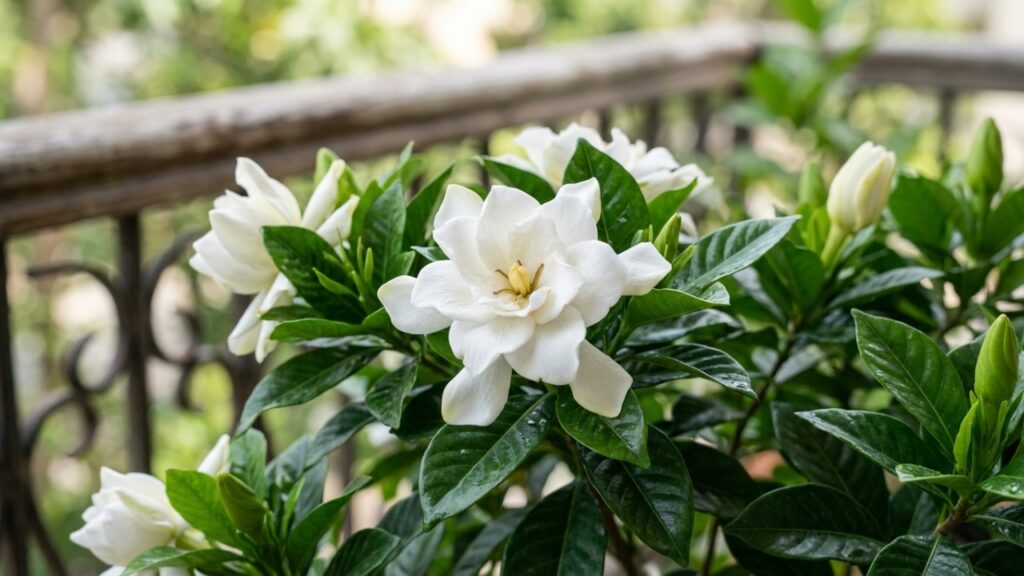 Nem roseiras nem limoeiros: esta planta de flores brancas perfuma a varanda e cresce no máximo cerca de 1 metro