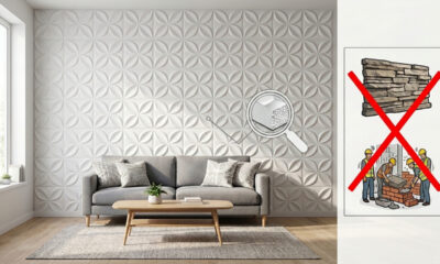 Adeus revestimentos caros na parede: a nova técnica com placas 3D de isopor para decorar a casa gastando pouco e sem pedreiros