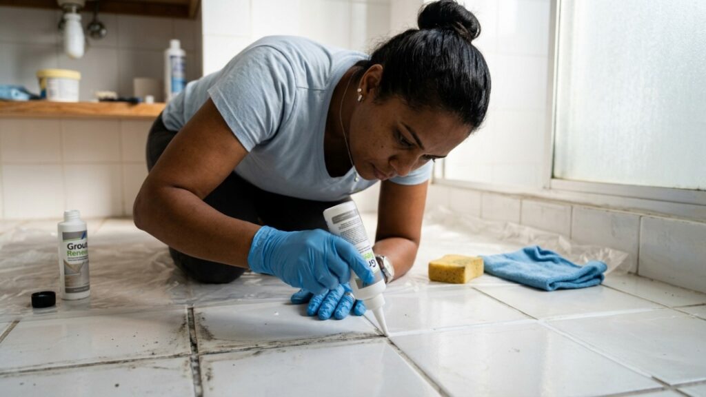 Adeus rejunte encardido no banheiro: a solução minimalista que renova o piso sem quebrar o revestimento antigo