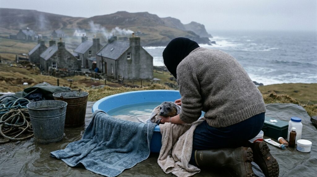 Em 1987, uma mulher nas Ilhas Shetland resgatou um filhote de foca abandonada e, quase 40 anos depois, seu santuário continua salvando focas órfãs