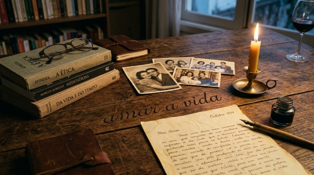 O que significa a citação do filósofo Friedrich Nietzsche: "Amamos a vida, não porque estamos acostumados a viver, mas porque estamos acostumados a amar"