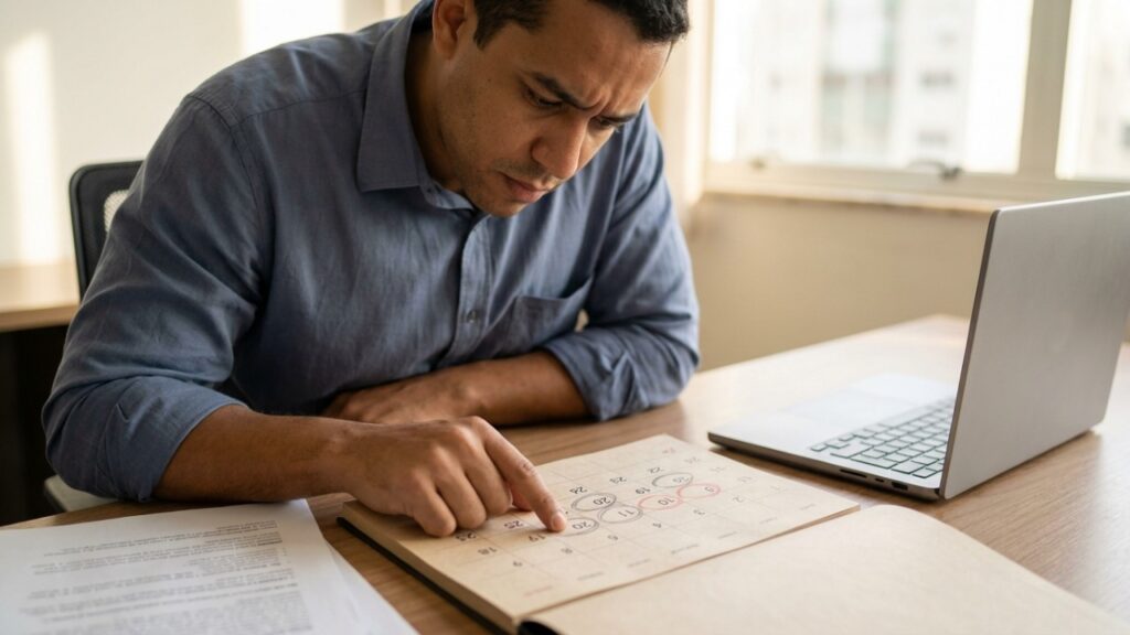 Trabalhadora programa 20 dias de férias com dois feriados no meio, pede dias extras e descobre que as datas continuam contando normalmente