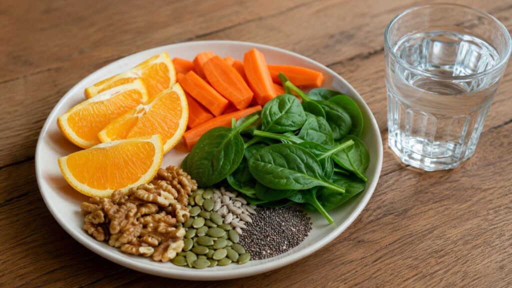 Alimentação para pele hidratada mostra como nutrientes ajudam no viço e na elasticidade