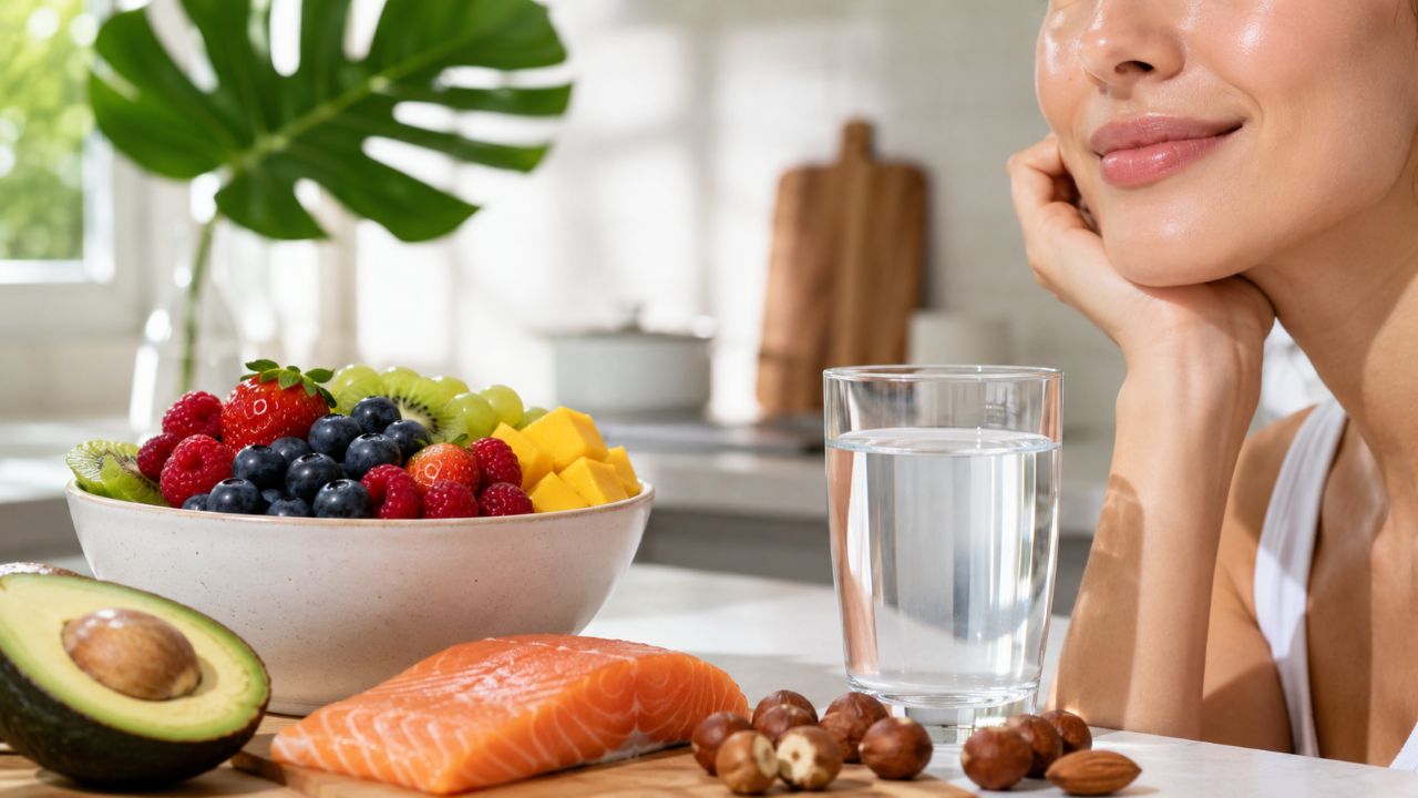 Alimentação para pele hidratada mostra como nutrientes ajudam no viço e na elasticidade