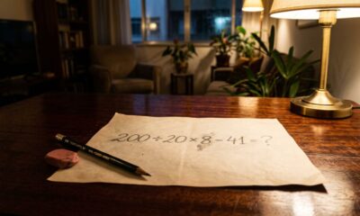 Apenas 47% das pessoas acertam esta conta: você consegue resolver 200 ÷ 20 × 8 − 41?