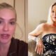 Virginia Fonseca loira gesticulando e Luana Piovani loira em vestido de borboletas
