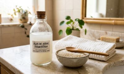 Banho de arroz coreano: a técnica com água de arroz fermentada que ajuda a suavizar manchas nas axilas, virilhas e áreas expostas ao sol