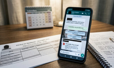 Funcionário é cobrado todos os dias no grupo da empresa depois das 22h e nos fins de semana, junta os prints por meses e descobre que esse tempo pode virar hora extra na Justiça do Trabalho