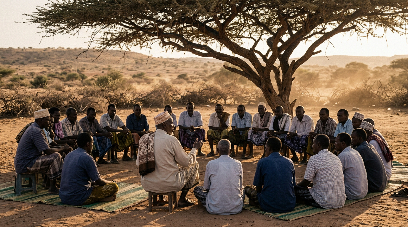 Provérbio somali do dia: "Se você não consegue resolver seus problemas em paz, você não consegue..." - este ditado inspirador ensina lições de vida sobre resolução de conflitos, cooperação, diálogo e por que a guerra é mais difícil de terminar sem a paz.