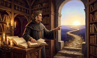 Frase do dia de Dante Alighieri: “Você não foi criado para viver como um ser irracional, mas para buscar a virtude e o conhecimento.” Uma reflexão sobre propósito e evolução