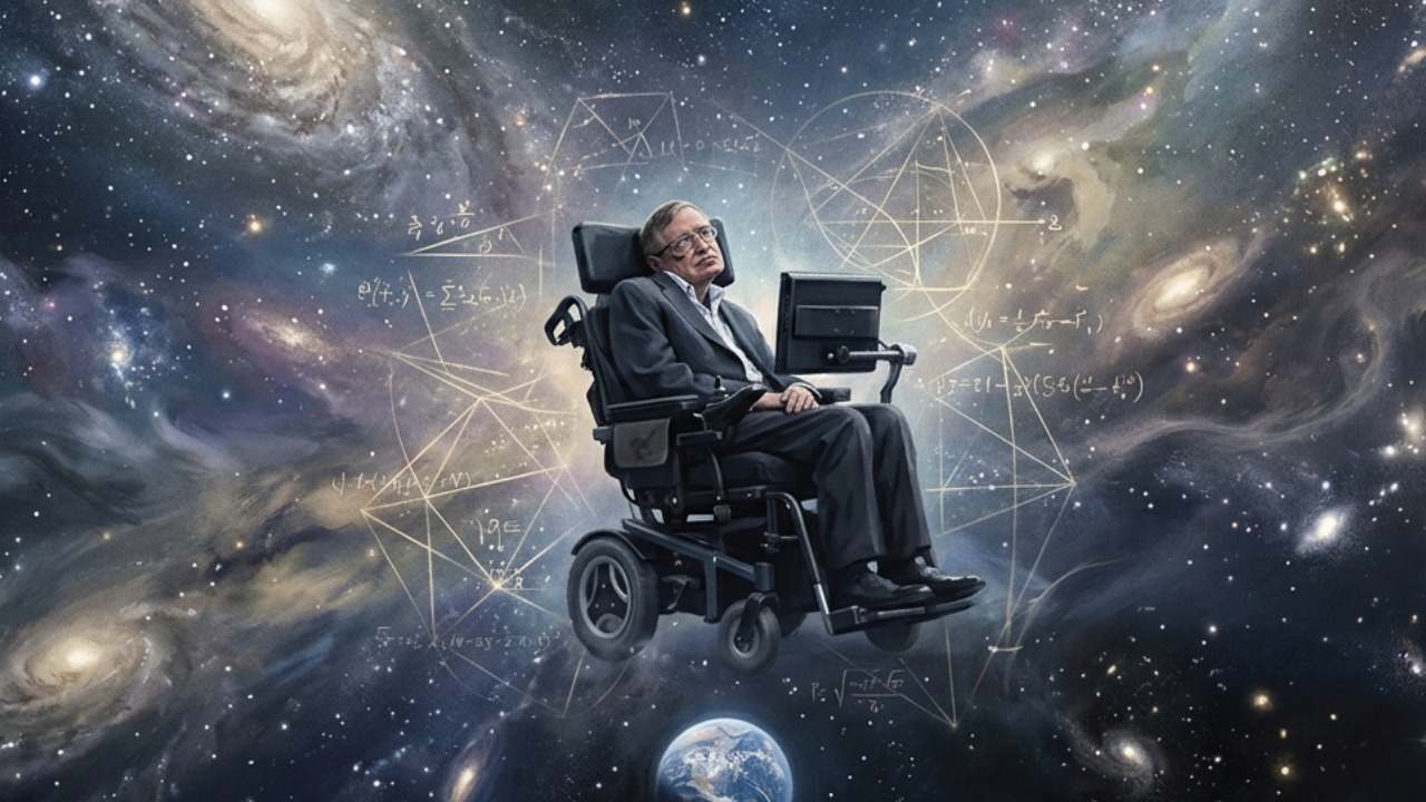 Sabedoria de Stephen Hawking: “Somos apenas uma espécie avançada de macacos em um planeta pequeno, mas podemos compreender o Universo.” A reflexão sobre nossa verdadeira grandeza