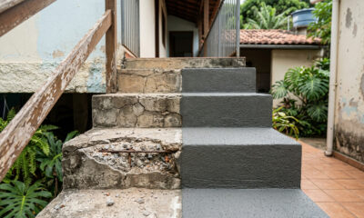 Como corrigir um degrau quebrado e deixar a escada mais segura antes que o problema aumente