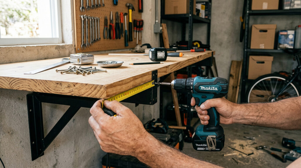 Como fazer uma bancada de ferramentas na garagem e deixar pequenos reparos muito mais práticos
