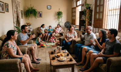 Casa cheia de parentes era uma reunião simples que marcou a infância e hoje faz muita falta