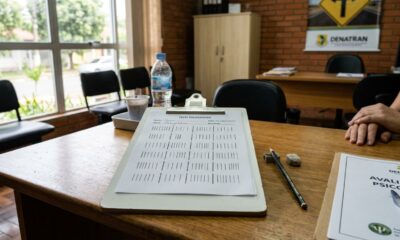 Psicólogos usam o teste palográfico para medir atenção, ritmo e controle na avaliação da CNH: somente 36% dos candidatos conseguem passar