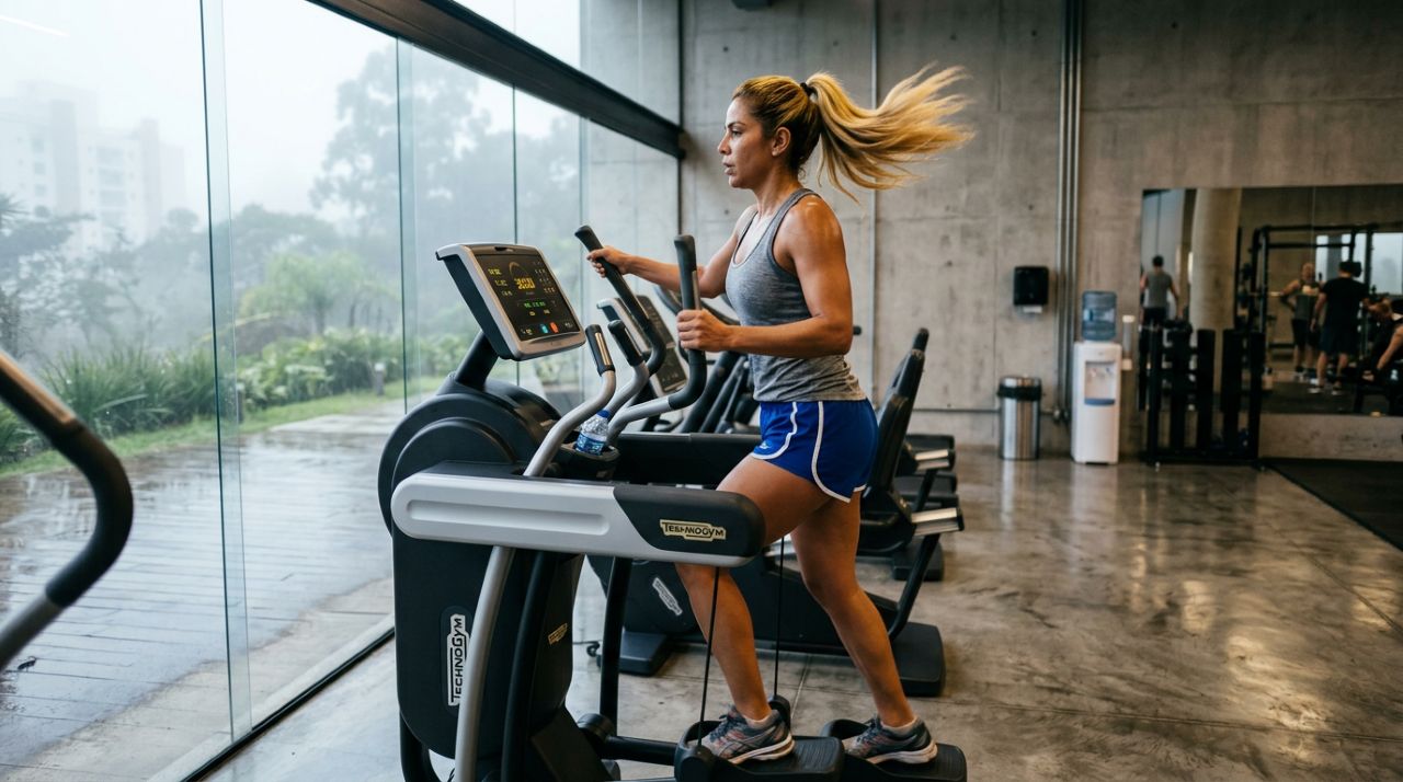 Elíptico por 30 minutos pode queimar mais de 80 mil calorias por ano