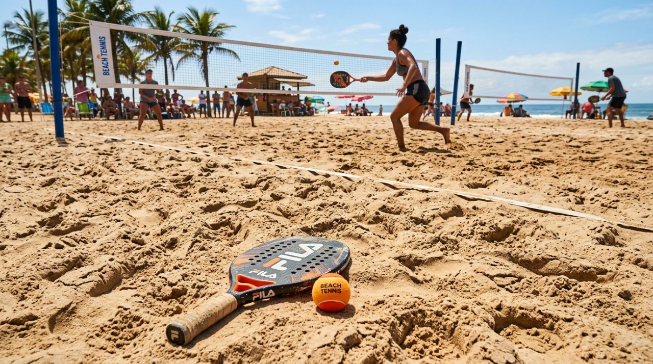Beach tennis pode gastar até 1.680 calorias por semana e trabalhar o corpo inteiro