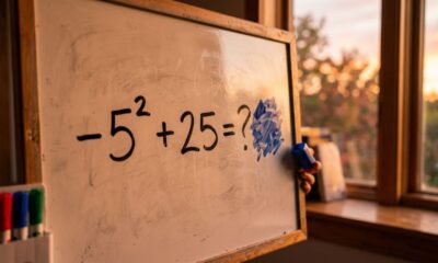Parece matéria do 6º ano, mas a maioria dos adultos erra esta conta em concursos: resolva -5² + 25 sem calculadora