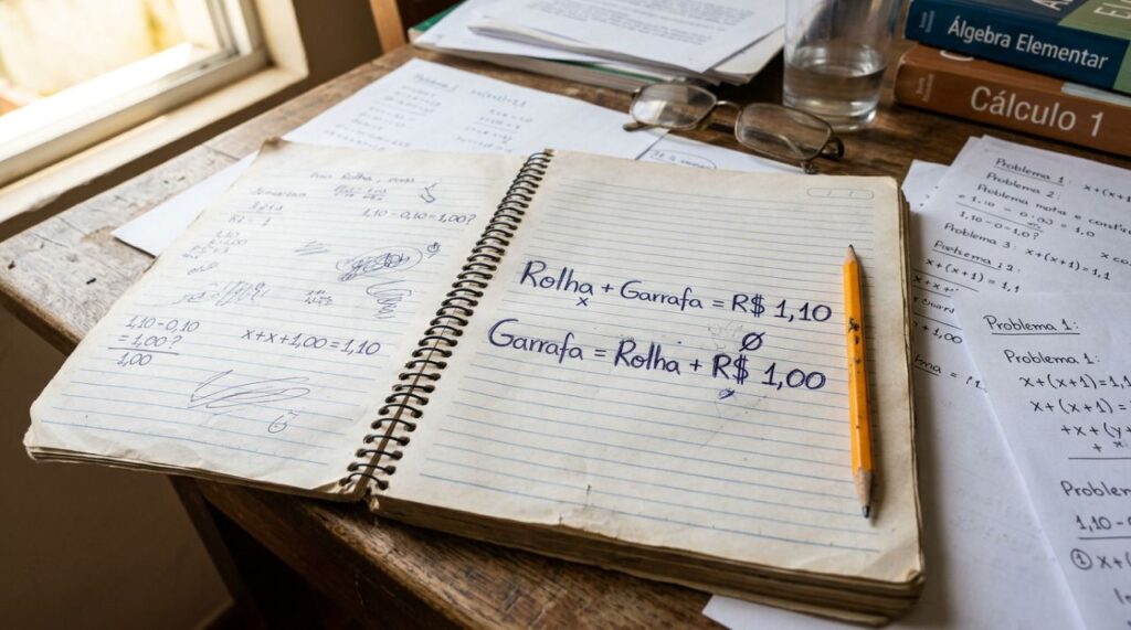 A garrafa e a rolha custam, juntas, R$ 1,10: quanto custa a rolha? Resolva o enigma que apenas 1 em cada 5 pessoas consegue acertar