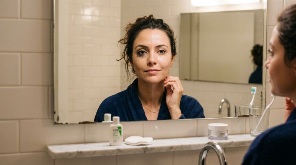 Dermatologistas revelam que pele mais descansada pode começar com este hábito simples antes de dormir