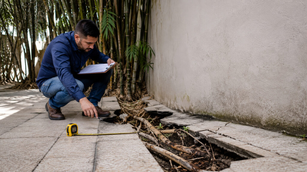 Morador planta bambu na divisa para fazer cerca viva, as raízes rompem o piso do vizinho a 6 metros de distância e a conta de R$ 22 mil cai no colo de quem plantou