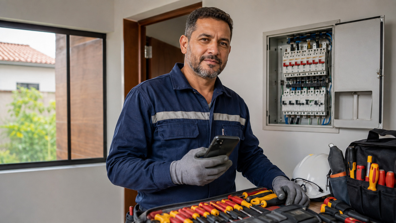 Marcos Ferreira, 41 anos, eletricista autônomo: "Nem por R$ 9 mil de carteira assinada eu volto. Aqui eu escolho meu horário e meu cliente"