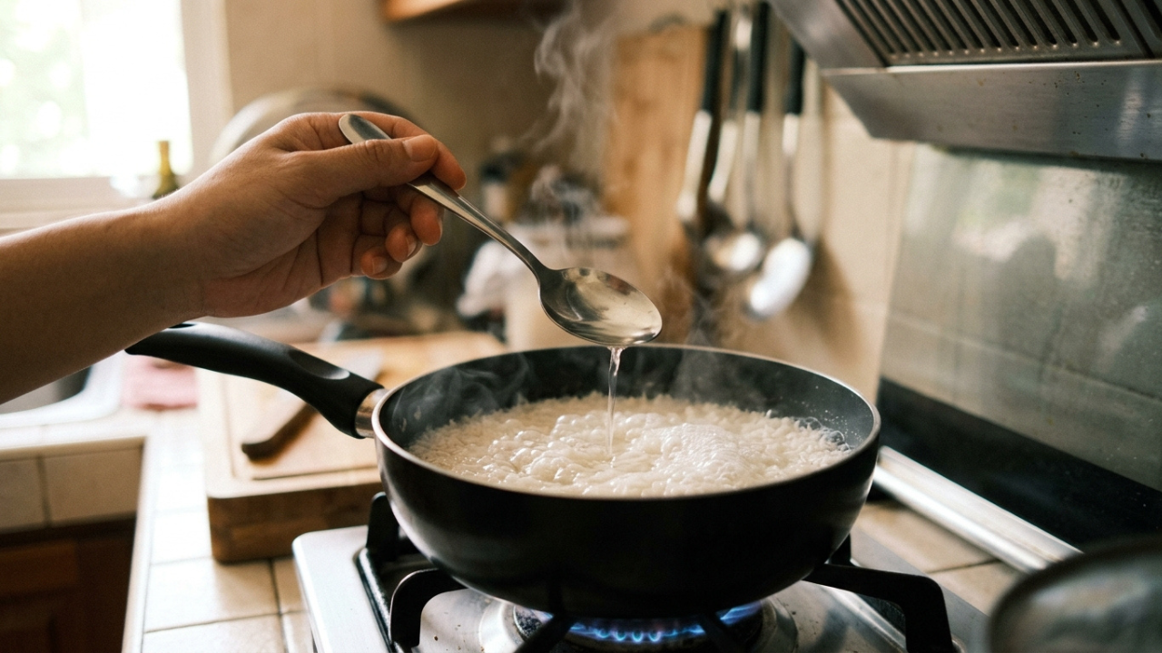 Colocar uma colher de vinagre no preparo do arroz: para que serve e por que é recomendado