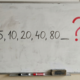 O desafio do número que falta, 5, 10, 20, 40, _ parece óbvio, mas 80% erra esse tipo de teste