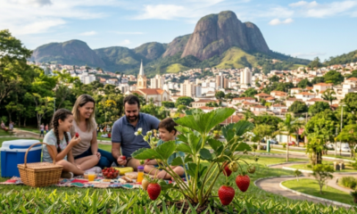 A "Capital Nacional do Morango" lidera ranking de qualidade de vida e atrai moradores em busca de tranquilidade