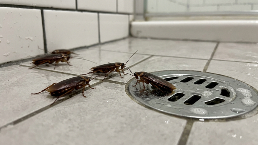 O que significa baratas aparecerem no banheiro com frequência e como acabar com elas
