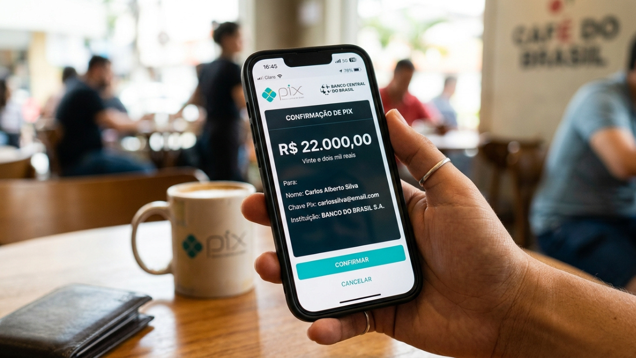 Cliente digita chave Pix errada e envia R$ 22 mil, recebedor gasta tudo em 10 dias de viagem e Justiça manda penhorar móveis da casa