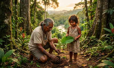 Provérbio indígena do dia: “Não herdamos a Terra de nossos ancestrais, nós a pegamos emprestada de nossos filhos.” Uma reflexão sobre o consumismo imediatista, o uso predatório do tempo e como cada escolha pessoal reverbera em quem virá depois