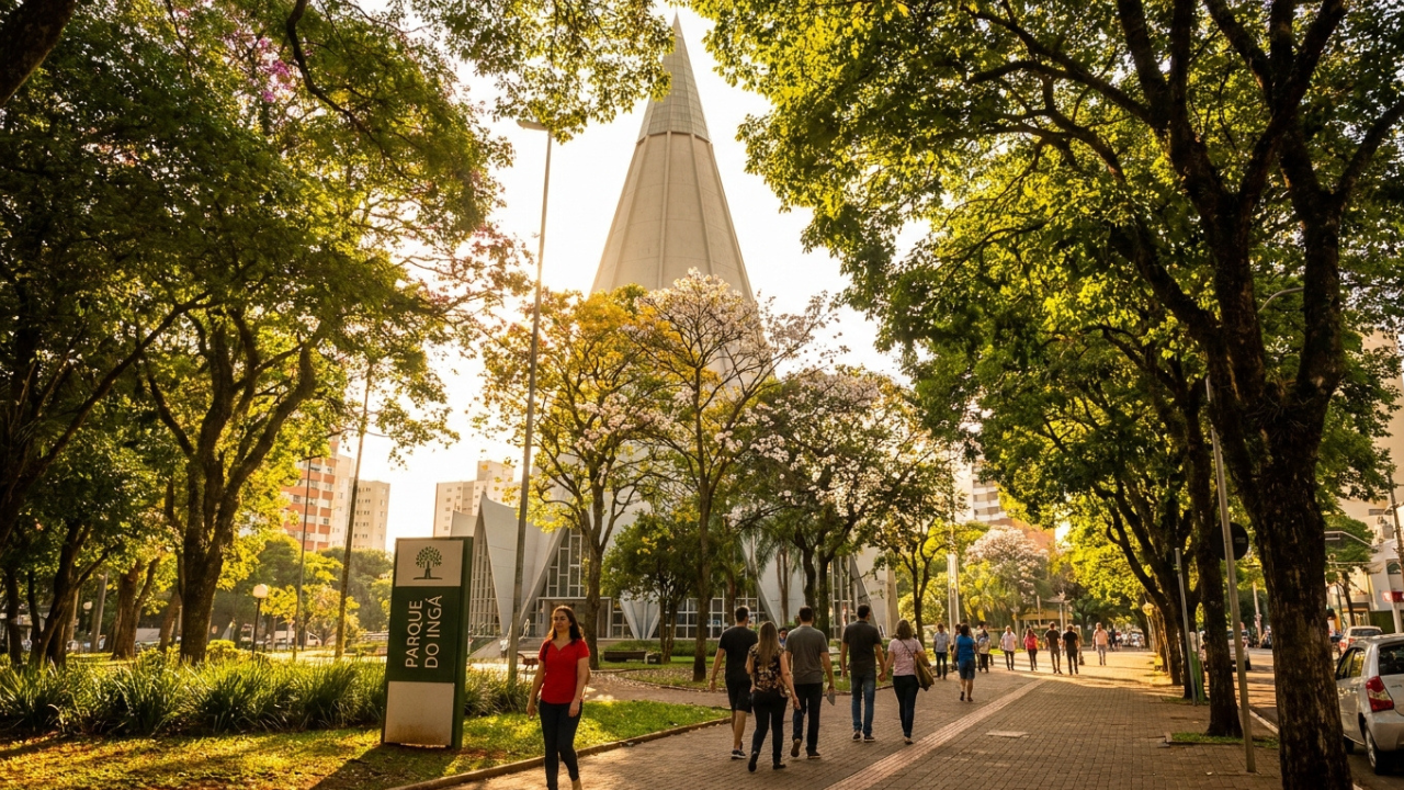 A cidade mais arborizada do Brasil que une planejamento urbano, universidades e qualidade de vida no interior do Paraná
