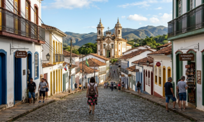 A cidade mineira que foi o primeiro patrimônio mundial do Brasil e recebe 1,5 milhão de visitantes por ano