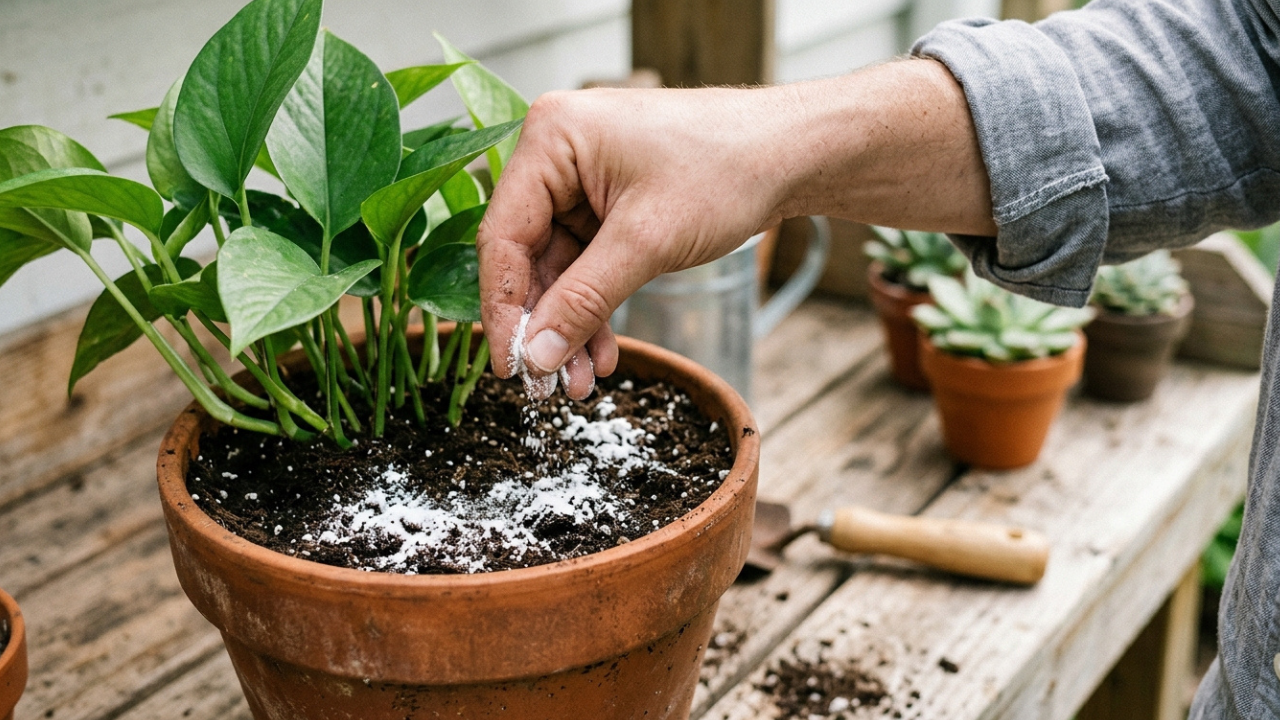 Colocar bicarbonato de sódio em vasos de flores e no jardim: para que serve e por que é recomendado