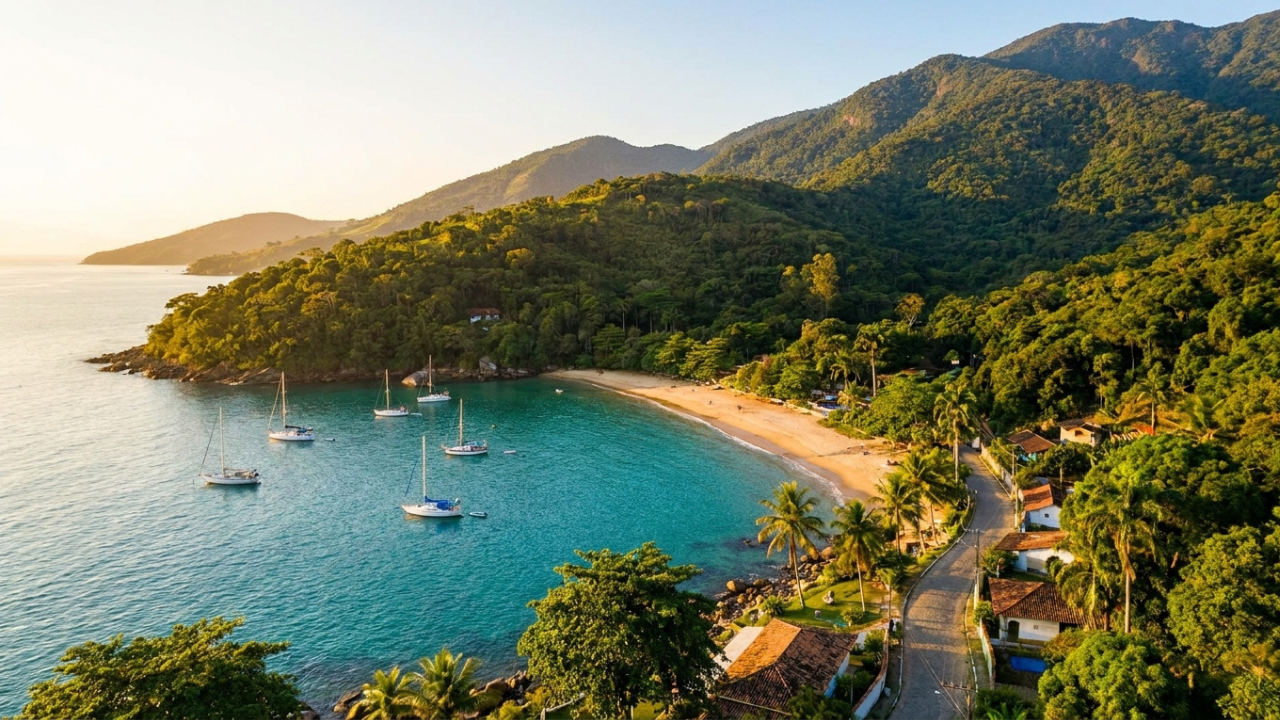 A ilha brasileira onde o luxo encontra praias paradisíacas e uma das paisagens naturais mais desejadas de São Paulo