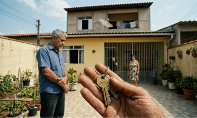 Genro investe R$ 120 mil levantando casa de dois andares no quintal da sogra, o casamento acaba 4 anos depois e ele perde a chave e o imóvel porque a lei dá a propriedade à dona da terra
