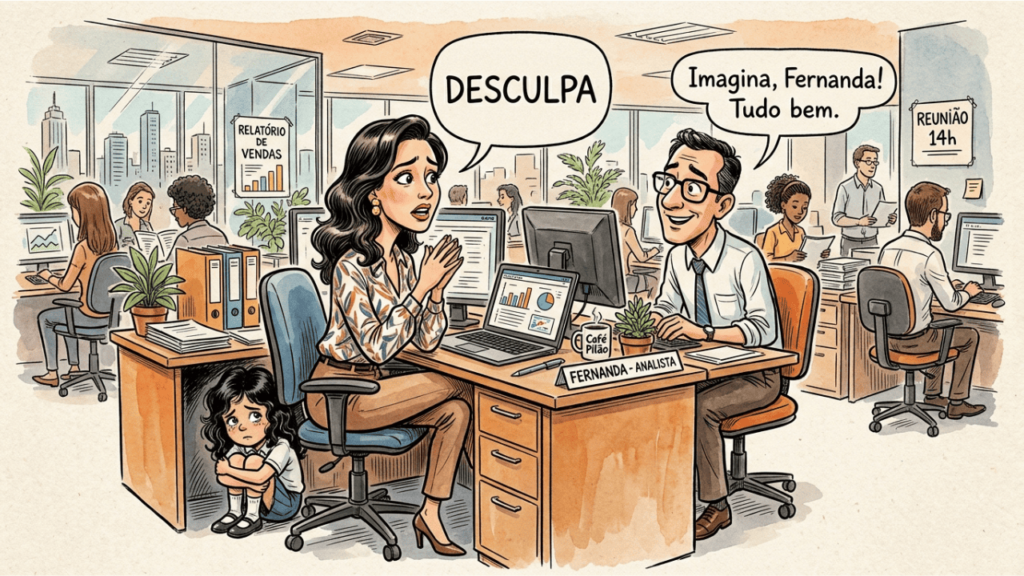 A psicologia explica que quem diz "desculpa" com muita frequência pode não estar apenas demonstrando educação, mas escondendo algo bem diferente disso