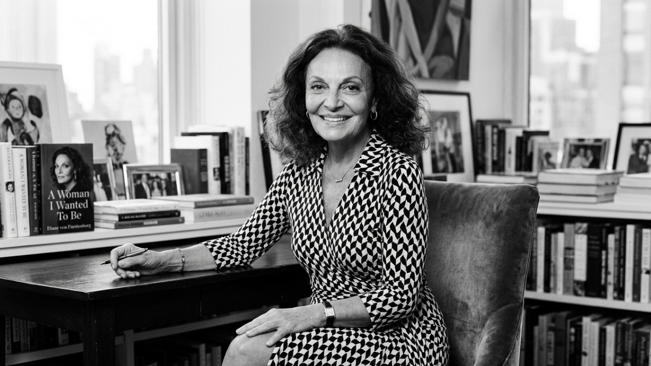 Reflexão de Diane von Furstenberg do dia, “Eu nunca conheci uma mulher que não fosse forte; elas apenas escondem isso às vezes”. Lições sobre síndrome do impostor, autoimagem e por que as mulheres precisam parar de mascarar o seu próprio poder