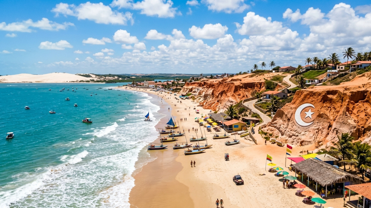 A Terra dos Bons Ventos encanta com montanhas vermelhas em plena na praia mais famosa do Ceará e um centro tombado pelo IPHAN
