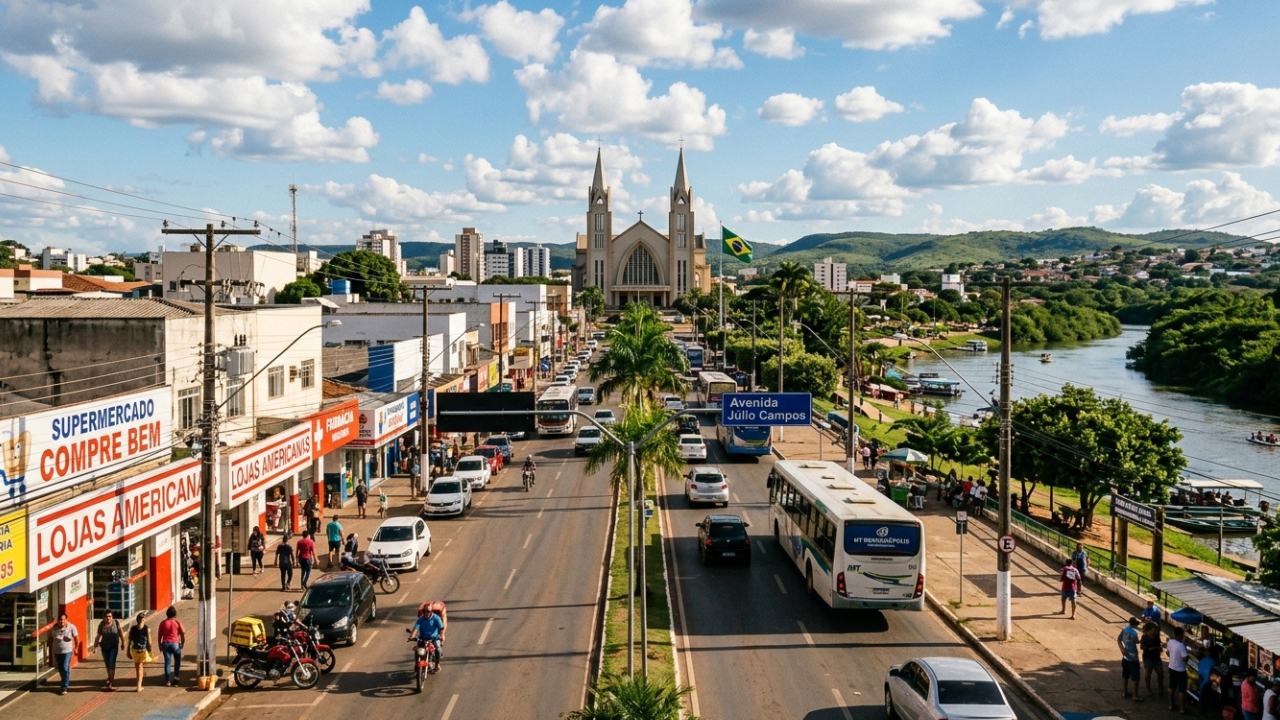 Com 40 milhões de toneladas de grãos por ano e trens de 120 vagões rumo a Santos, a Capital do Agronegócio figura entre as principais economias do Centro-Oeste